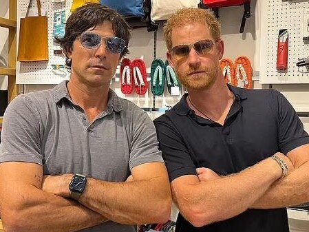 Prince Harry and Nacho Figueras took time to do some shopping for their families in Tokyo. Picture: Instagram