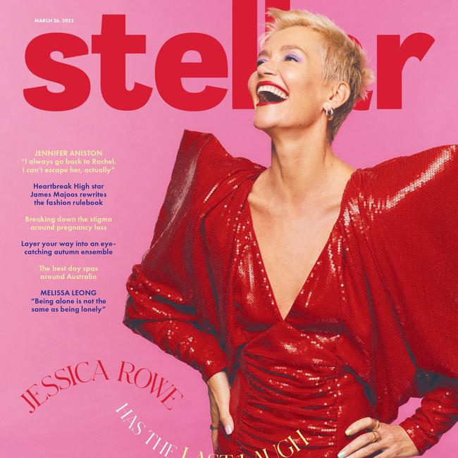 Jessica Rowe on the cover of this Sunday’s Stellar. Picture: Daniel Nadel for Stellar