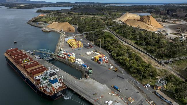 Bell Bay in Northern Tasmania. Picture: Supplied.