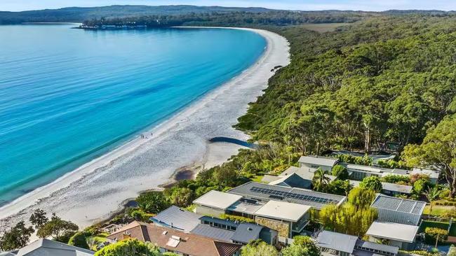 Jervis Bay has emerged as the top spot for Aussie summer. Picture: ‘Hyams Beach Haven in Hyams Beach’ Photo: Airbnb.