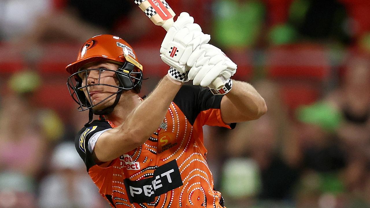 Aaron Hardie has been backed as Player of the Tournament in the Big Bash. Picture: Matt King/Getty Images