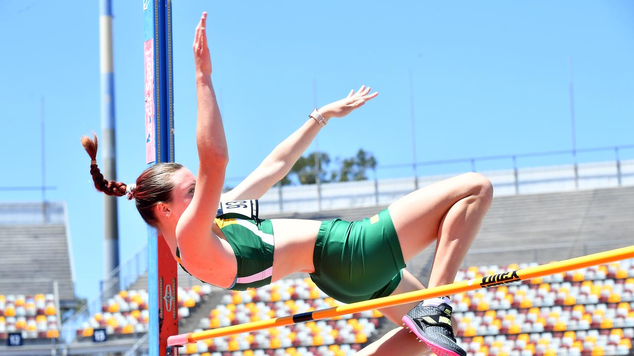 Queensland Representative School Sport track and field championships in Brisbane. Saturday October 12, 2024. Picture, John Gass