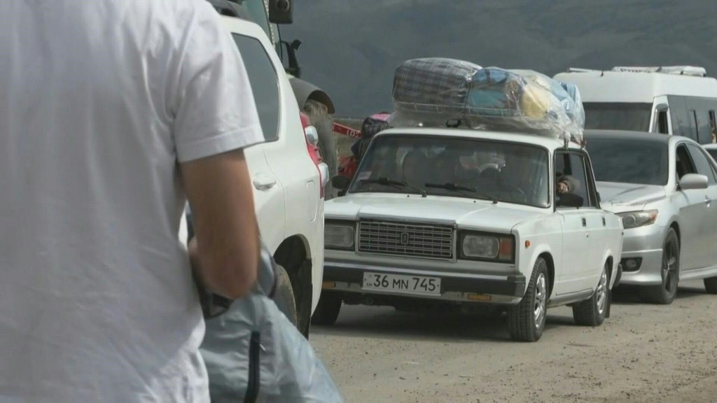 Uncertain future for tens of thousands fleeing Nagorno-Karabakh