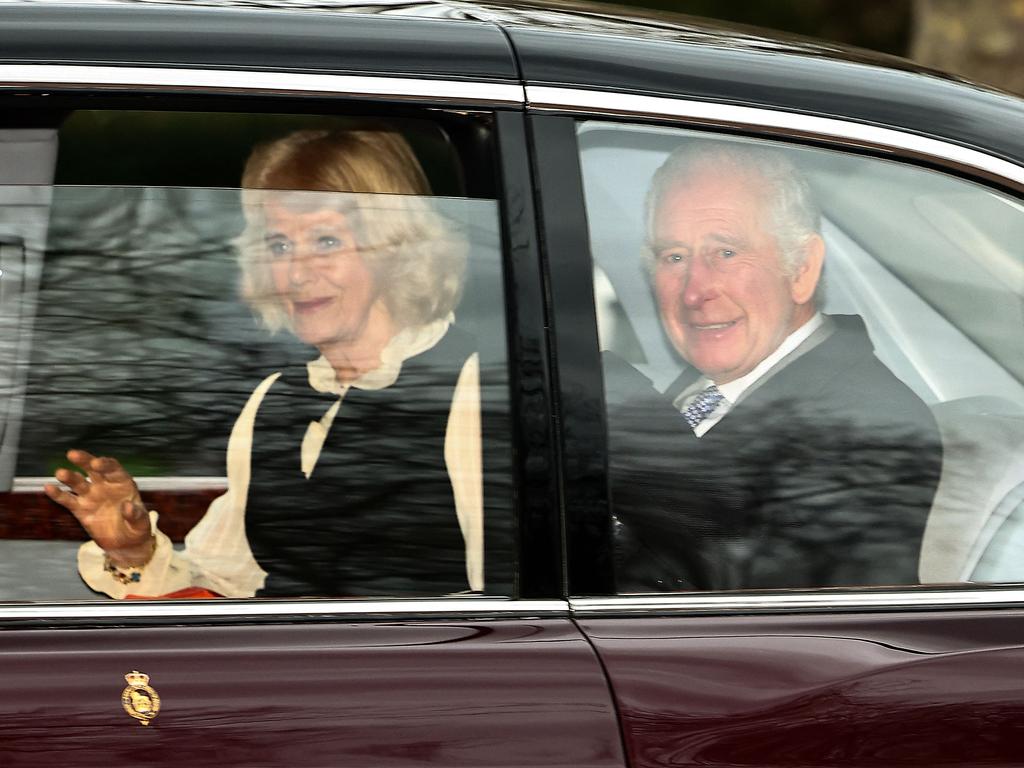 Camilla and Charles were spotted this week after his diagnosis was made public. Picture: Henry Nicholls/AFP