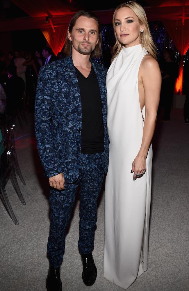 Shock split ... Matt Bellamy and Kate Hudson attended Goldie Hawn's inaugural Love In For Kids benefit  in Beverly Hills last month. Picture: Getty