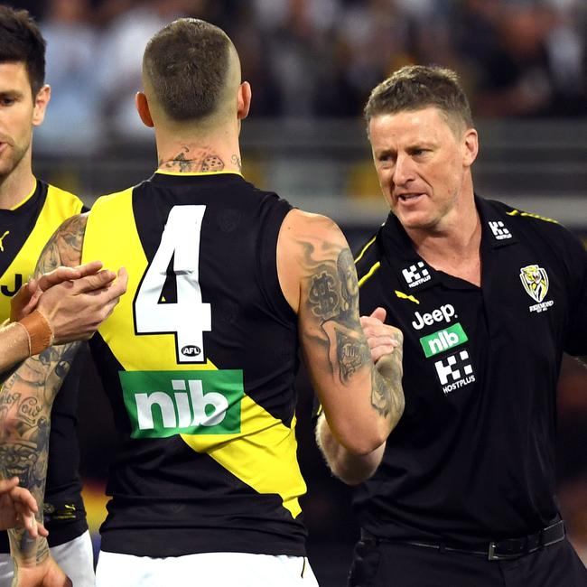 Damien Hardwick and Richmond are under pressure after a poor start.