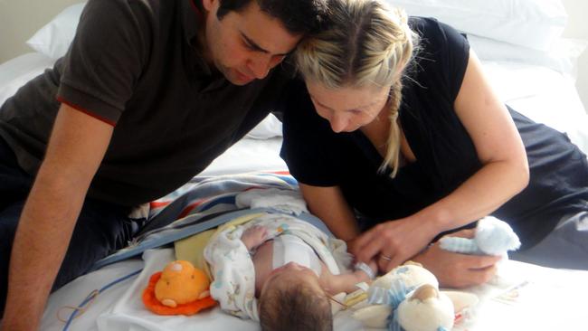 Alisa Camplin’s son, Finnan, died at 10 days old.