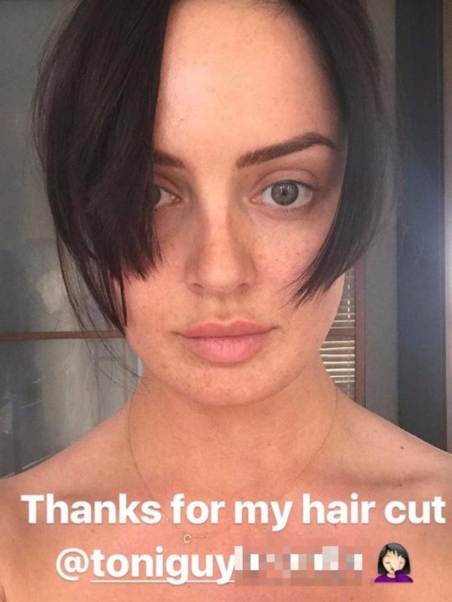 Chloe Morello slammed a UK Toni &amp; Guy salon for her recent haircut.