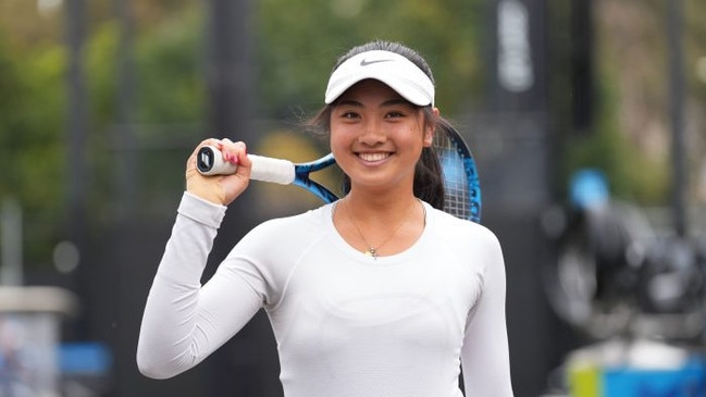 Elim Yan is one of SA tennis' up and coming stars. Picture: Tennis Australia