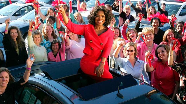Oprah's car giveaway made television history.