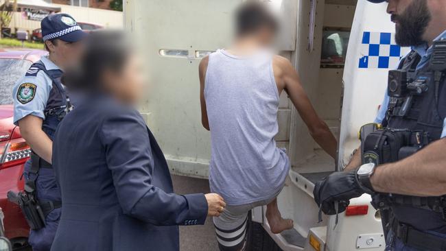 Police have charged several teenagers follow the stabbing incident at Wakeley. Picture: NSW Police