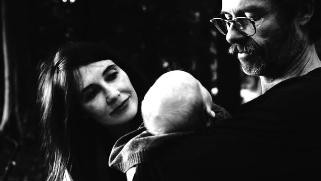 Guy Pearce and Carice van Houten with their son Monte. Picture: Twitter/Guy Pearce