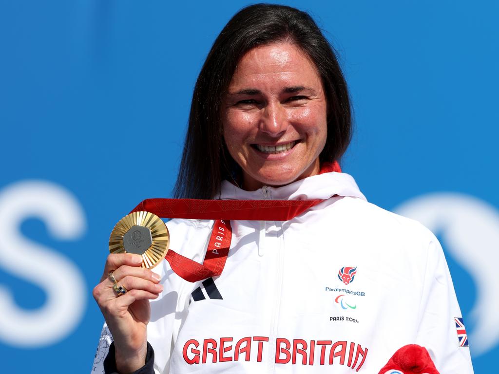 Sarah Storey of Team Great Britain collected her 18th gold medal, bringing her Paralympic Games personal medal tally to a staggering 29 over an equally mind-blowing nine Games. Picture: Michael Steele/Getty Images