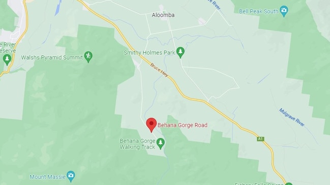 Queensland Fire and Emergency crews were called to rescue a young woman after she slipped down a river bank and injured her leg in the Behana Gorge.