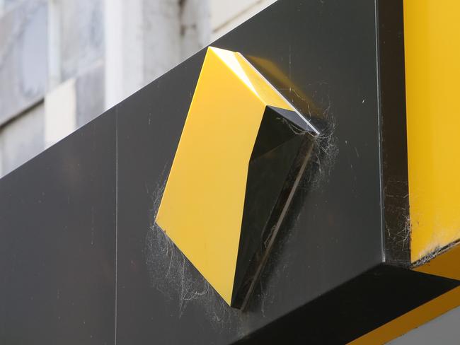 ADELAIDE, AUSTRALIA - NewsWire Photos NOVEMBER 15, 2021: The Commonwealth Bank Signage and Logo at the Rundle Mall Branch, Adelaide, South Australia. Picture NCA NewsWire / Emma Brasier.