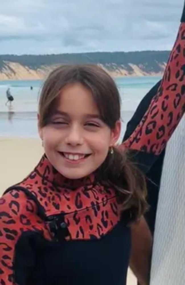 Emma Schwab, 11, from the Noosa region died from influenza B on July 6. Picture: GoFundMe