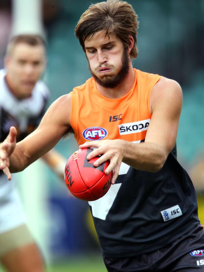 Josh Bruce was a defender at the Giants before St Kilda turned him into a star full-forward.