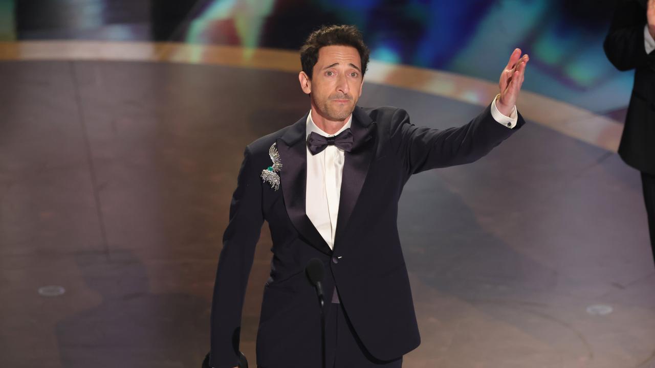 Adrien Brody's recognition at the 2025 Oscars for The Brutalist marked a historic milestone, as he became the first actor to win two Best Actor Oscars in his first two nominations, having previously won for The Pianist in 2003. Picture: Getty