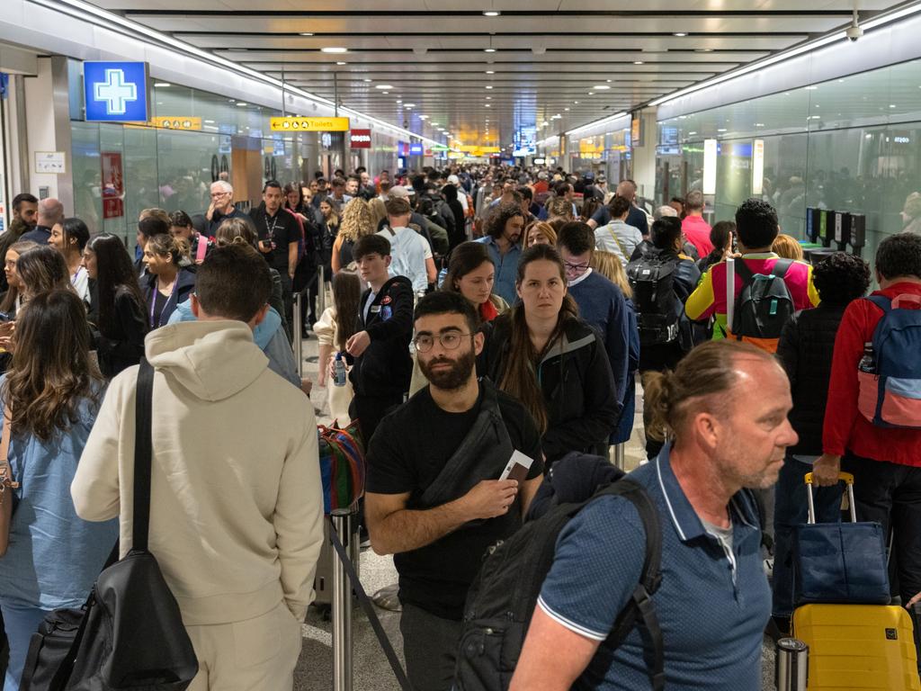 UK airports came under fire for lengthy queues over the European summer. Picture: Carl Court/Getty Images