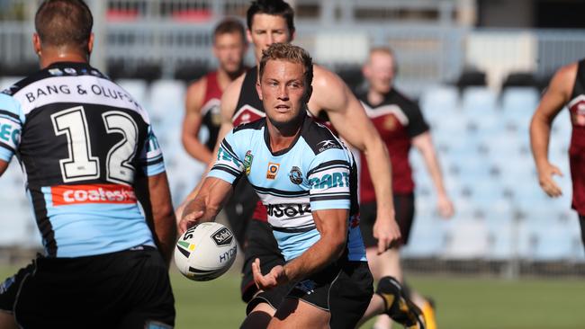 Moylan had some fine touches in his first run as a Shark.