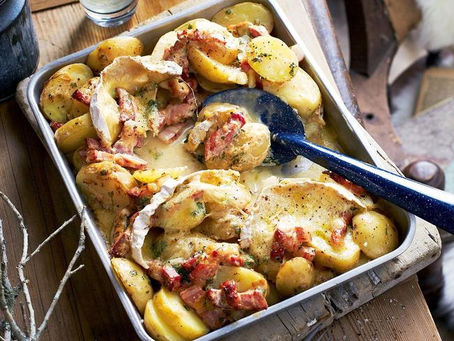 Cheese and roast potato bake