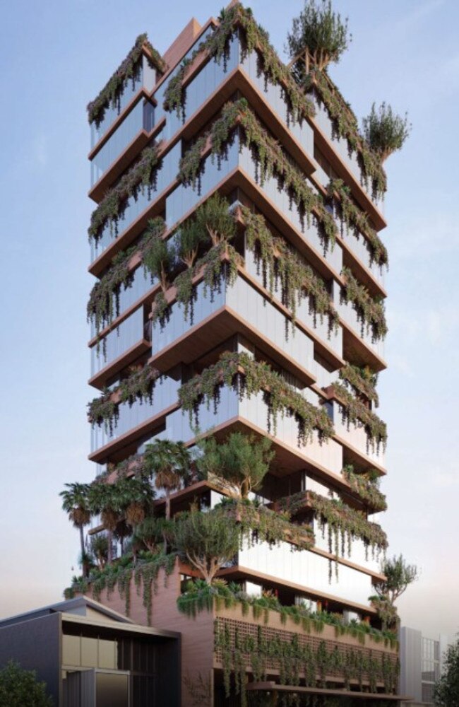 Artist's impression of the "biophilic'' Valley tower.