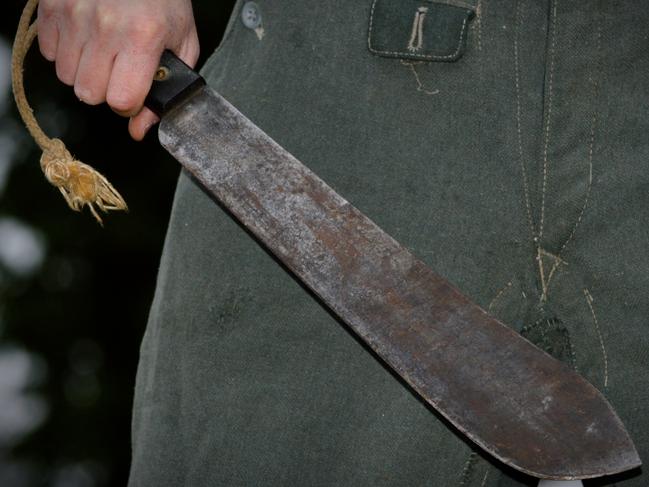 One of the offenders was armed with a machete and threatened the Drouin man while also demanding his car keys. Picture: iStock