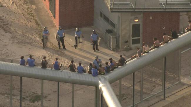 Teenage inmates at Perth's Banksia Hill youth detention centre have rioted and a building has been burnt to the ground on New Year's Eve. Picture: ABC