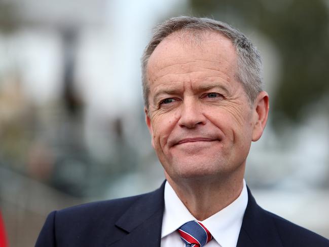 NEWS2019ELECTION 15/4/2019. DAY 5Opposition Leader Bill Shorten holding a press conference after visiting Casey Hospital in Melbourne. Picture Kym Smith