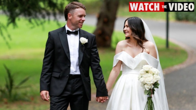 Marcus Harris and Cat McAteer marry in Melbourne