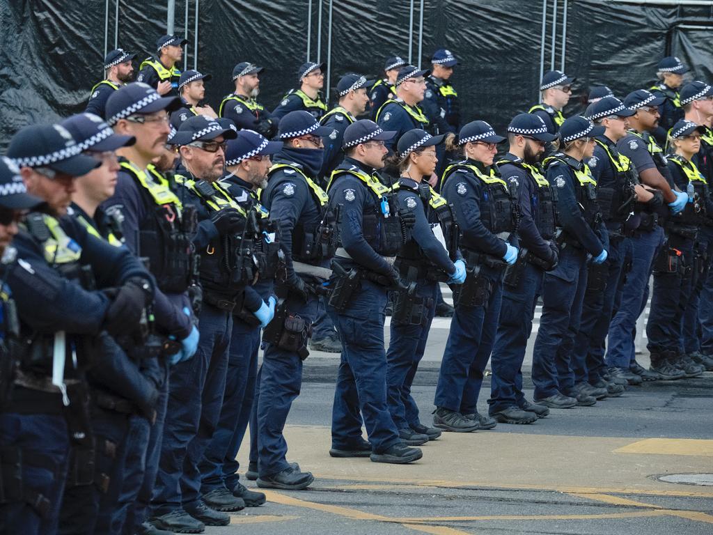 Despite it’s 1000 vacancies, Victoria Police says it has 1600 prospective members in waiting. Picture: Luis Enrique Ascui