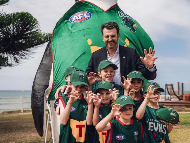 Brendon Gale isn’t satisfied with Tasmania’s package as it stands. Picture: Tasmania Football Club