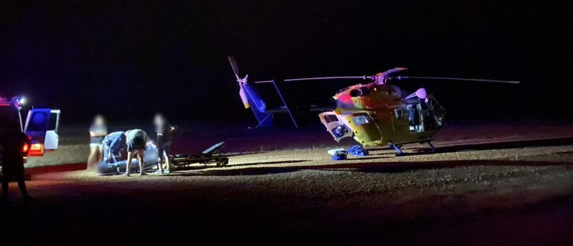 Racq Lifeflight Rescue Chopper Aids Man Who Walked For Help After