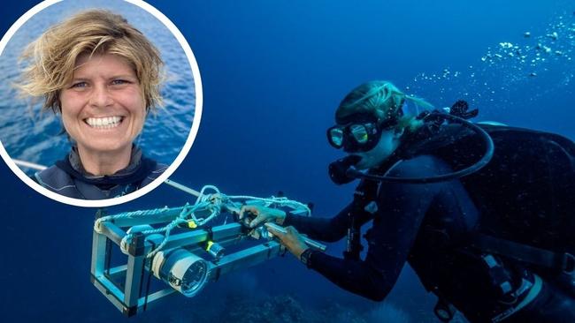 Dr Gemma Galbraith has been recognised for her work with marine robotics to further knowledge of Australia’s deep coral reefs. Picture: Supplied.