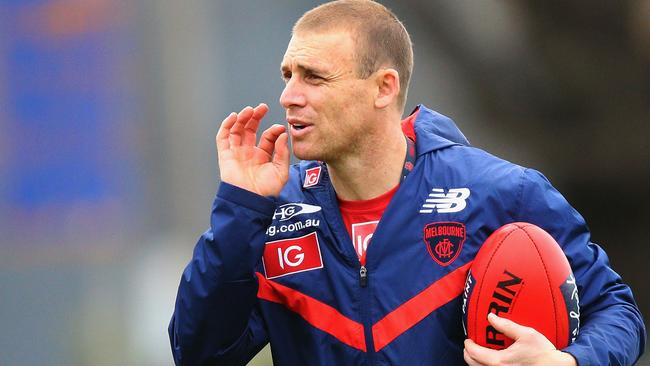 Simon Goodwin will lead Melbourne this season. Picture: Getty Images