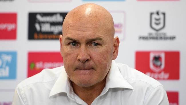 Dragons coach Paul McGregor. Picture: AAP