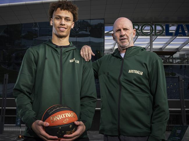 Boomers coach Brian Goorjian says Dyson Daniels is a long-term key for the Boomers. Picture: Getty Images