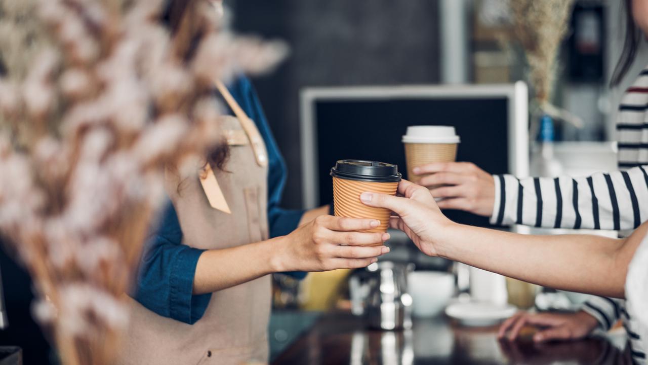 Coffee cups could be the next to go under South Australia’s plans to eventually ban all single-use plastics. Picture: iStock.