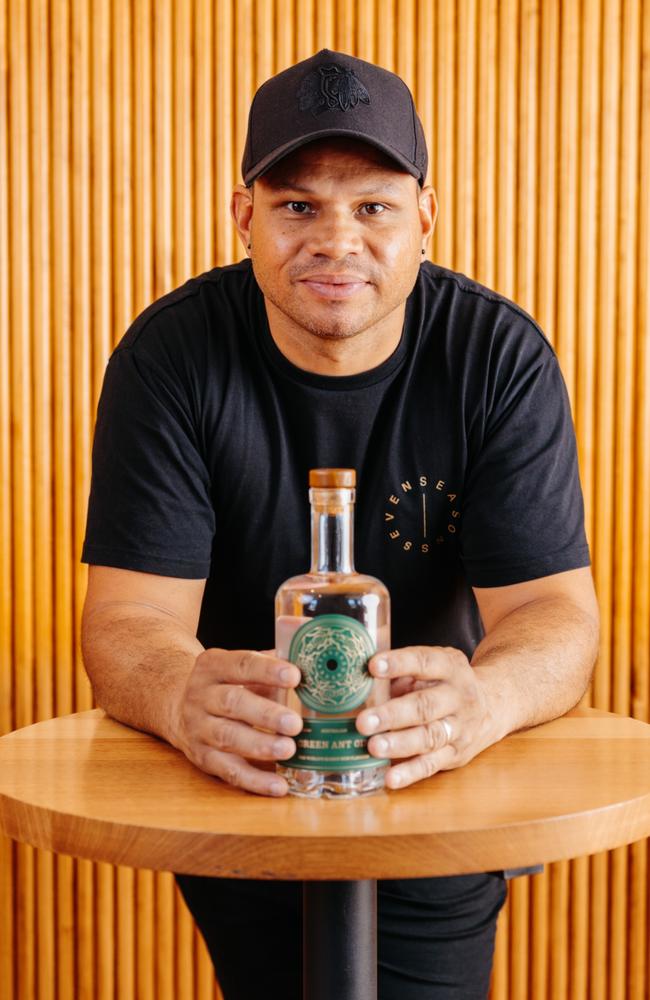 Daniel Motlop said the Decoded Spirits award for his family's Seven Seasons Green Ant Gin was an honour.