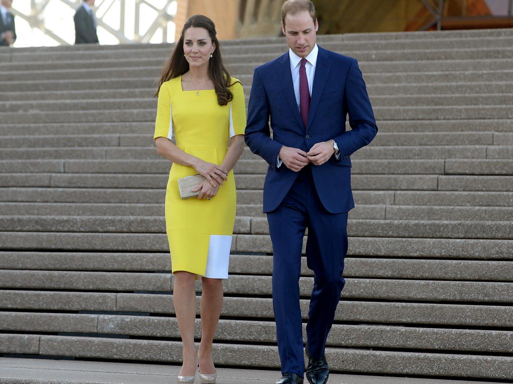 During one of the couple’s early tours, visiting Sydney in 2014. Picture: Dan Himbrechts/AAP