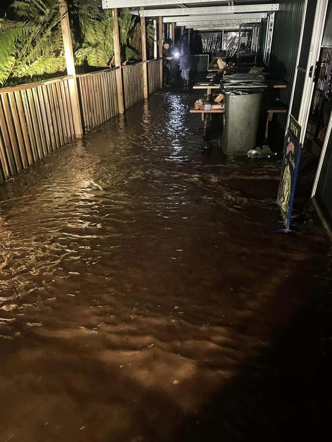 Flood tears through Wings Wildlife Park. Picture: Facebook