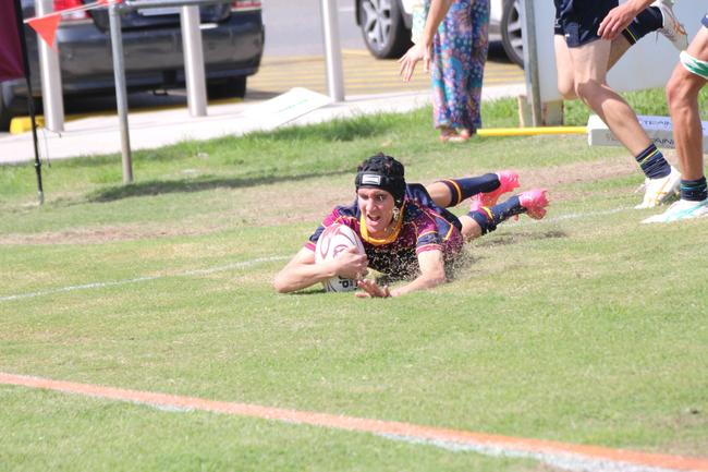 Ballymore Cup rugby action at the Albany Creek Brumbies Junior Rugby Union Club on Friday, April 12, 2024.