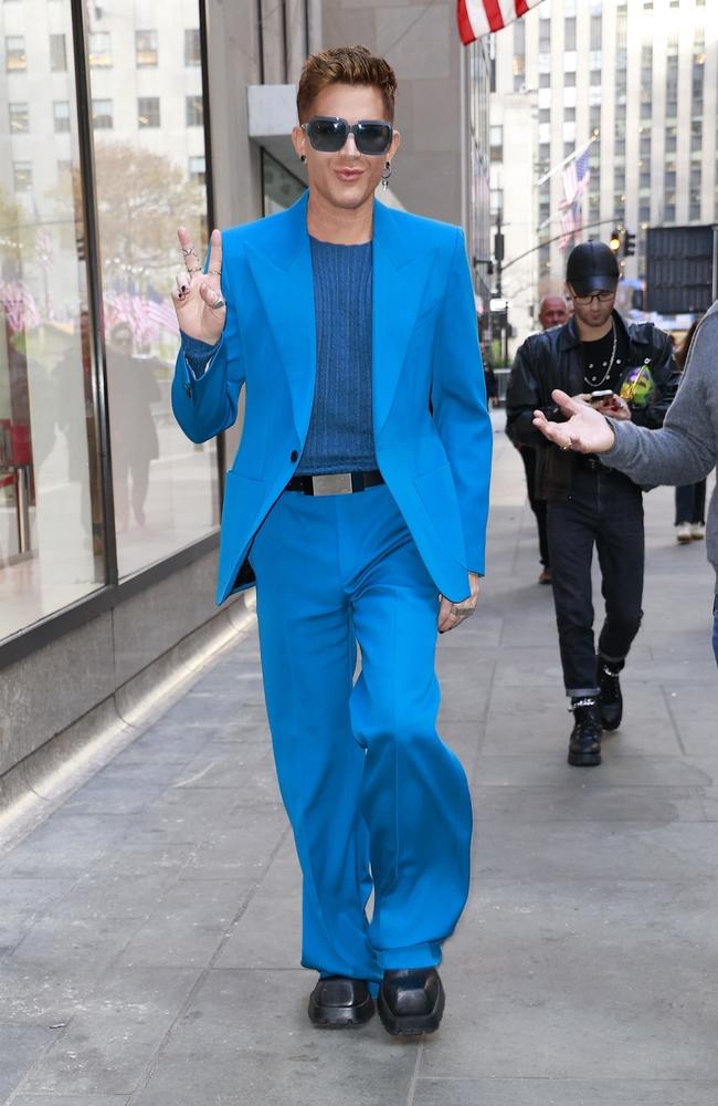 A new-look Lambert steps out in New York last month. Picture: BACKGRID