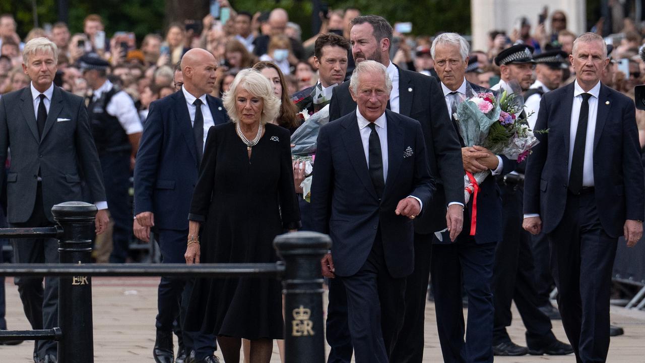 Now that Charles is king, everyone in the royal family is expected to bow and curtsy to him and his wife, Camilla, the new Queen Consort — including his own children. Picture: Carl Court/Getty Images