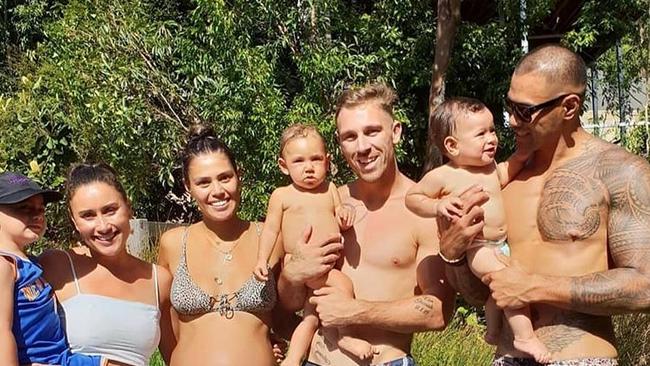 Taylor Winterstein has said that there is a "strong core of families" in the NRL who are also anti-vaxxers. Picture: Instagram