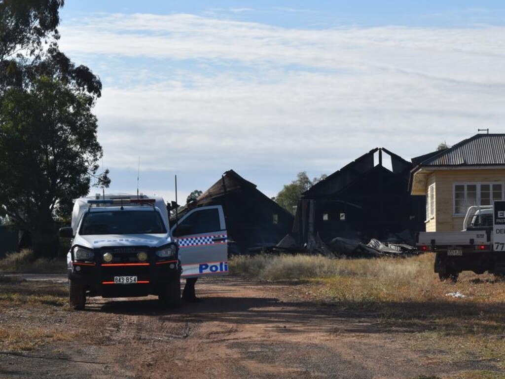 Fire and police investigators at the scene in 2023 working to determine the cause of the blaze. (Photo: Chloe Cufflin)