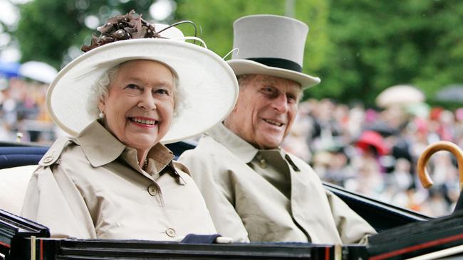 Queen Elizabeth II said while Prince Philip’s laugh would be missing this year, her family had been blessed with four new giggles. (Photo by Tim Graham Photo Library via Getty Images)