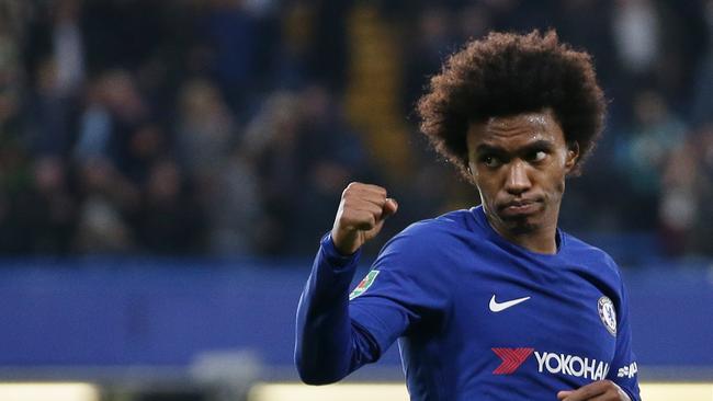 Barcelona are chasing Brazilian star Willian.