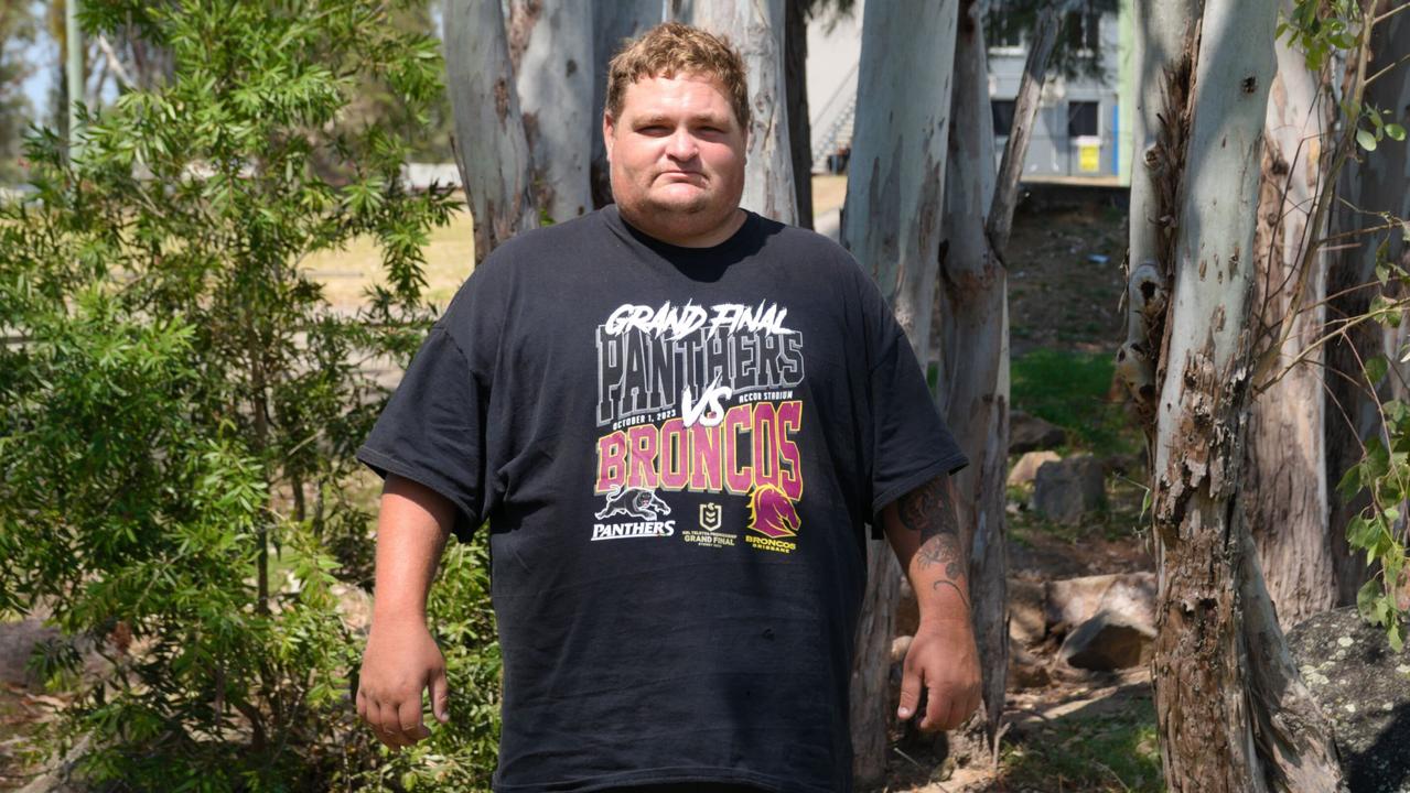 Charlie Hughes is walking from Nanango to Coorparoo to raise awareness for the blind in his community