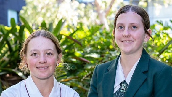 Jessie Evans, Dana Grubb and Olivia Morris (not pictured) were among the 60 young women selected from around Queensland to receive $20,000 worth of assistance.